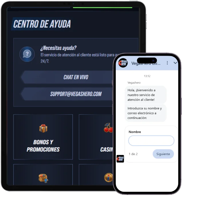 VegasHero Casino Centro de Ayuda VegasHero Casino centro de ayuda con chat en vivo y soporte al cliente 24/7